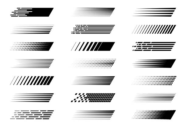 Abstract illustration showing daily movement patterns with connected shapes and flowing lines